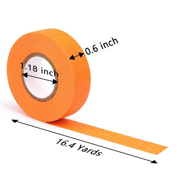 8 Rolls Colored Masking Tape Rainbow Colors Painters Tape Colorful Craft Art Pap - Picture 2 of 7